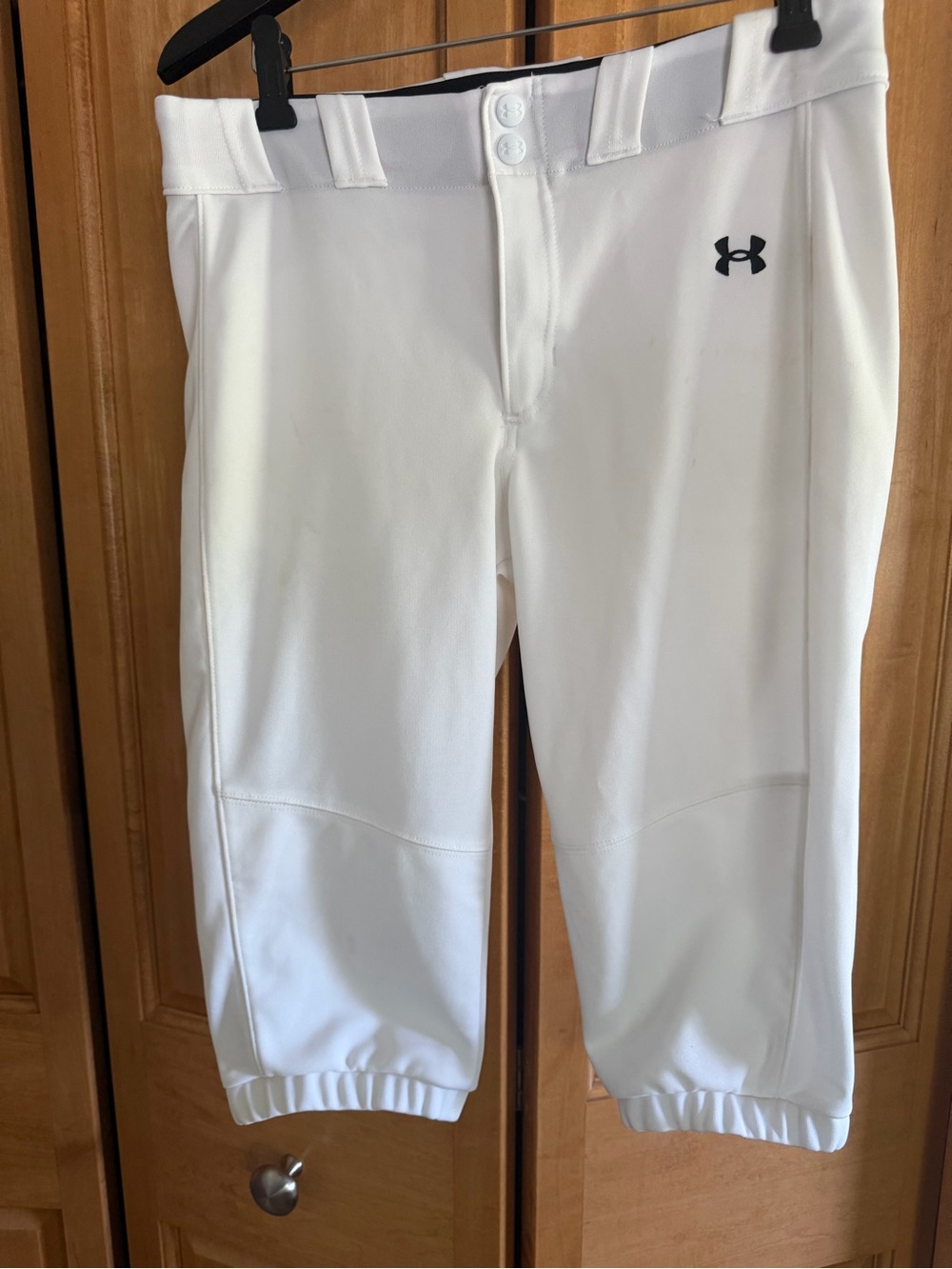 Under Armour white softball pants